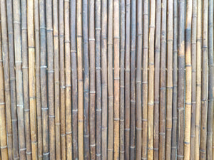 Dark Carbonized Bamboo Fencing - Bamboo Toronto Store