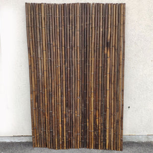 Dark Carbonized Bamboo Fencing - Bamboo Toronto Store