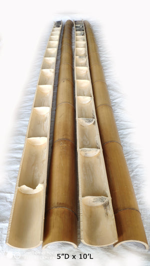 Bamboo Half Round Poles - Bundle - Bamboo Toronto Store