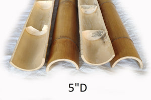 Bamboo Half Round Poles - Bundle - Bamboo Toronto Store