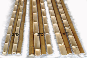 Bamboo Half Round Poles - Bundle - Bamboo Toronto Store