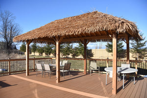 DuraFlex Synthetic Roof Thatch - Fire Retardant, New - Bamboo Toronto Store