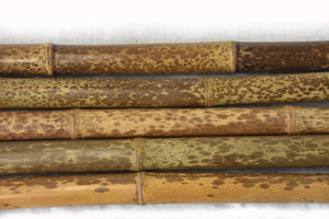 Brown Speckled Bamboo Poles 2"D x 10'L - Bamboo Toronto Store