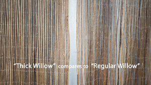 Thick Willow Fencing 6'H x 13'L - Bamboo Toronto Store