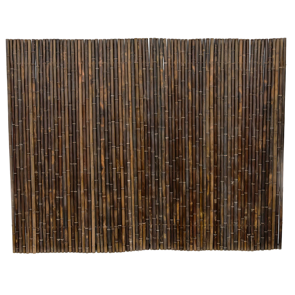 Dark Carbonized Bamboo Fencing - Bamboo Toronto Store