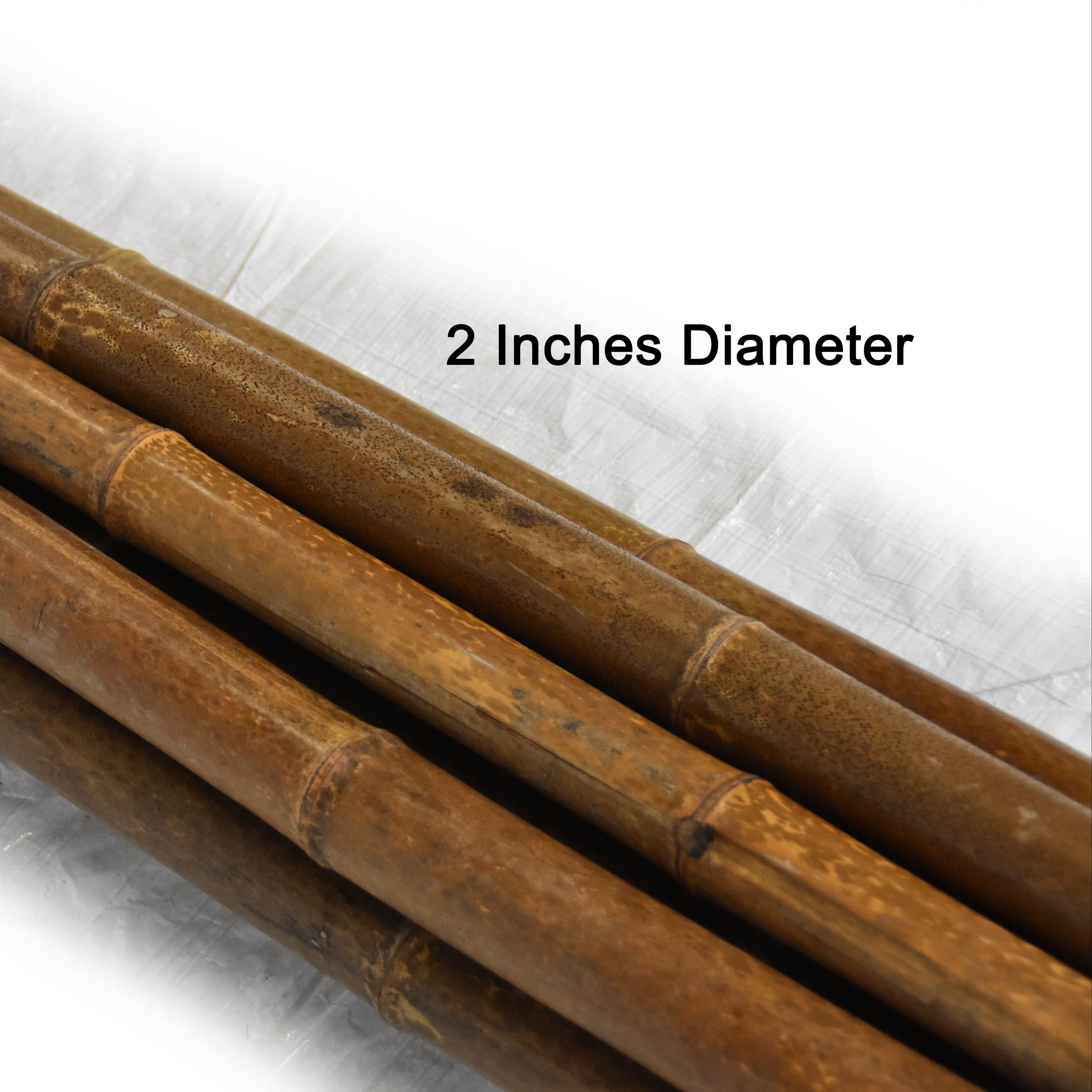 Dark Brown Bamboo Poles - Bamboo Toronto Store