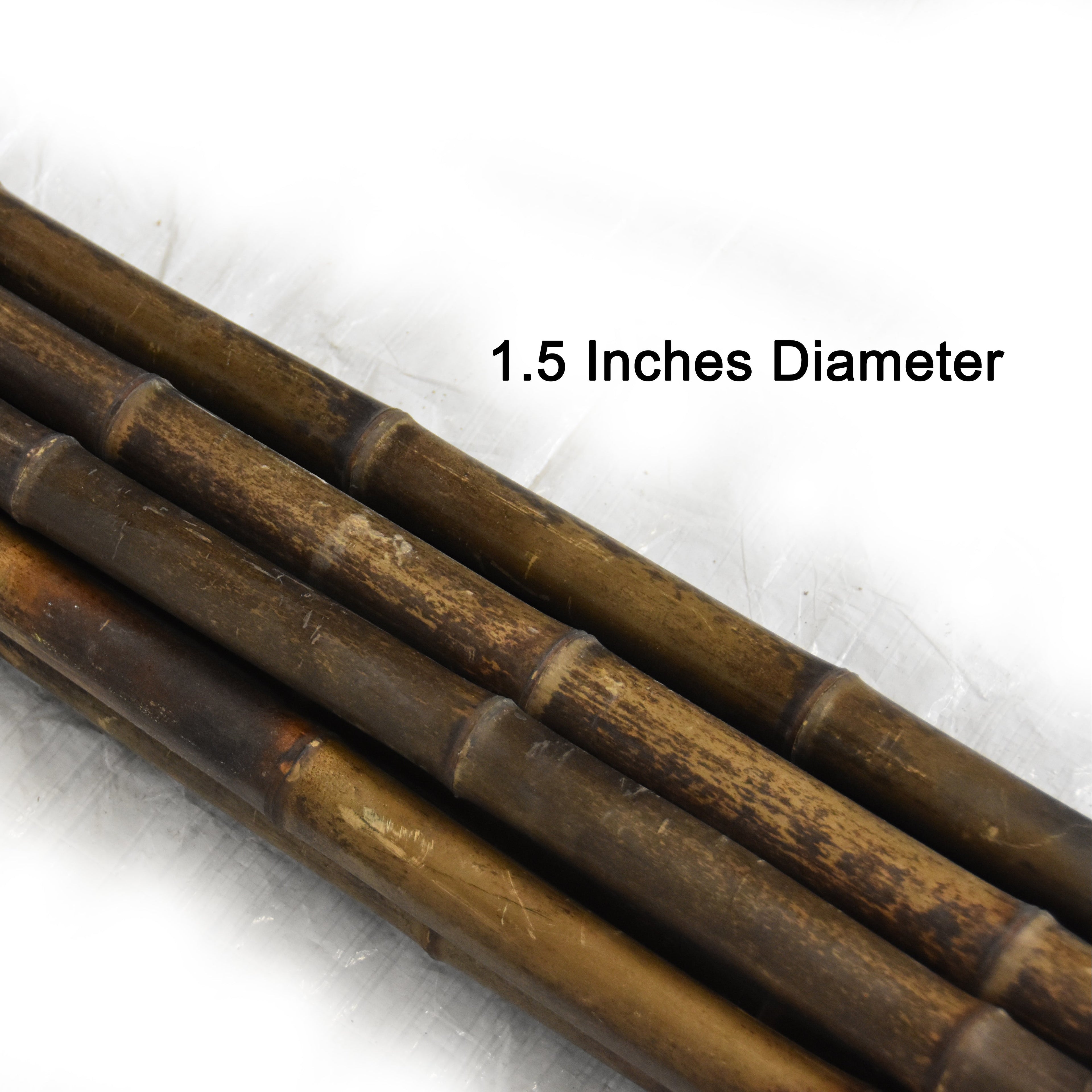 Dark Brown Bamboo Poles - Bamboo Toronto Store