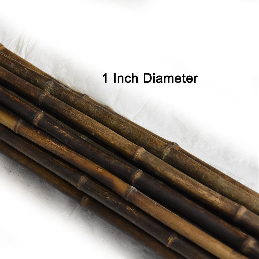 Dark Brown Bamboo Poles - Bamboo Toronto Store