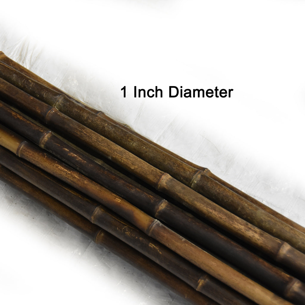 Dark Brown Bamboo Poles - Bamboo Toronto Store