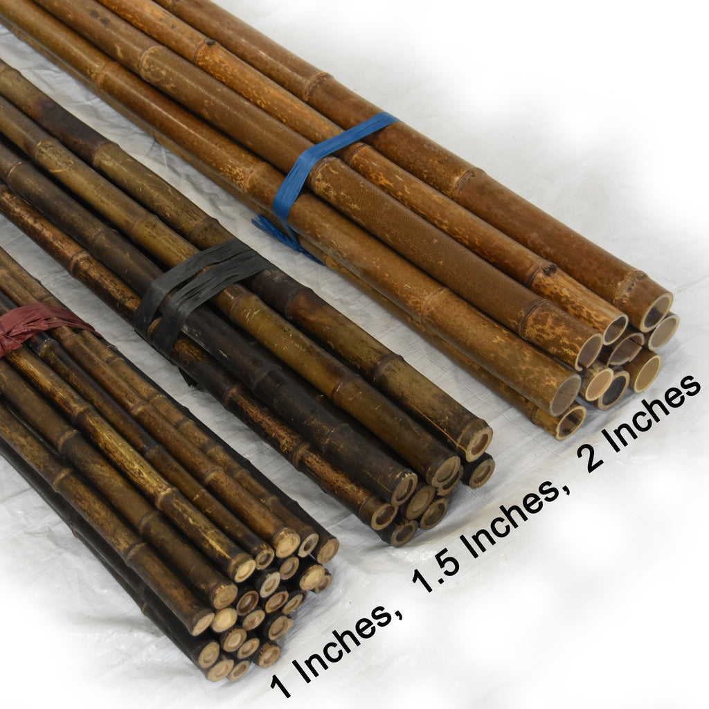 Dark Brown Bamboo Poles - Bamboo Toronto Store