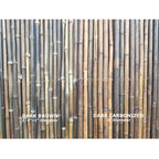 Dark Carbonized Bamboo Fencing - Bamboo Toronto Store