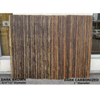Dark Carbonized Bamboo Fencing - Bamboo Toronto Store