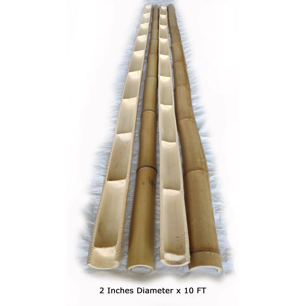 Bamboo Half Round Poles - Bundle - Bamboo Toronto Store