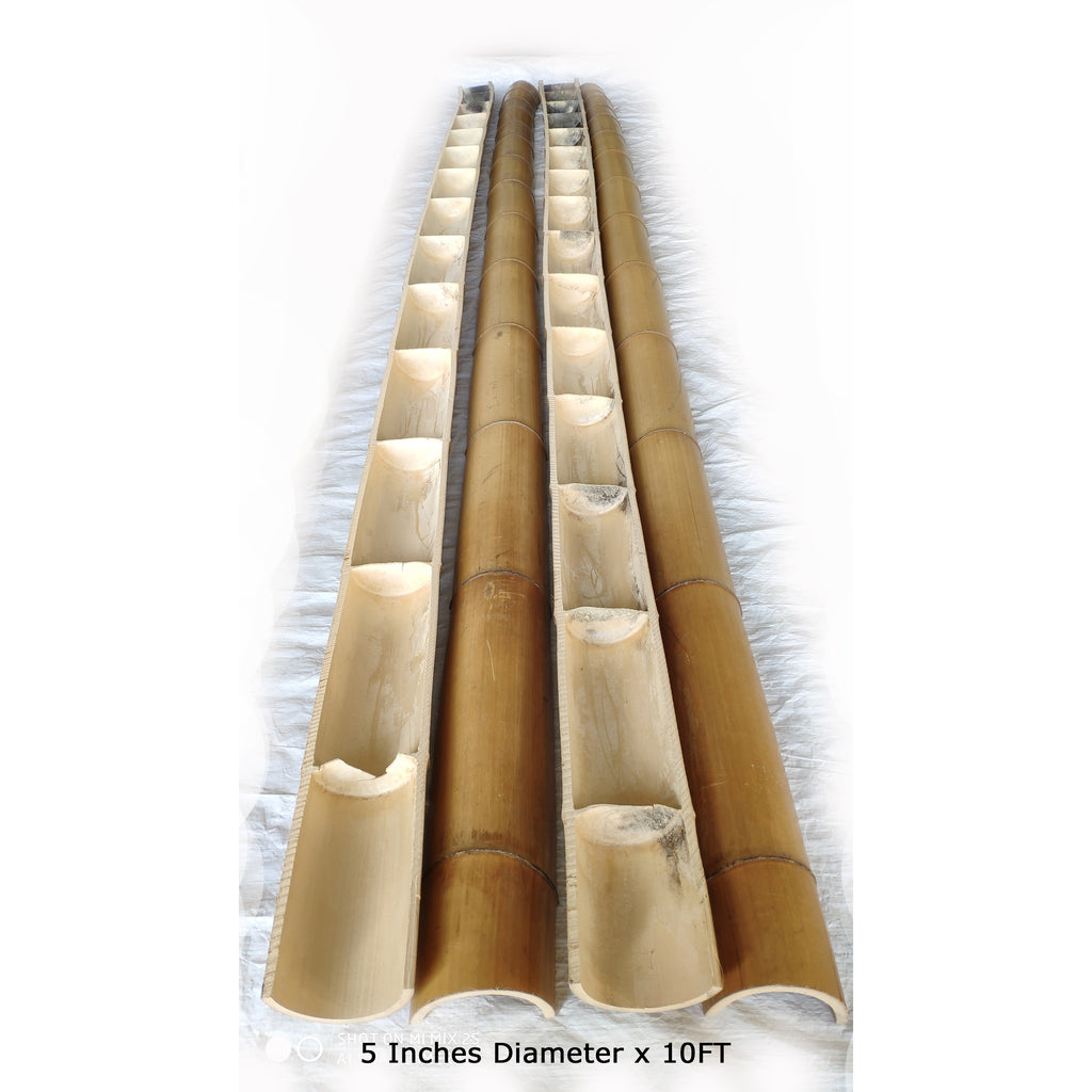 Bamboo Half Round Poles - Bundle - Bamboo Toronto Store