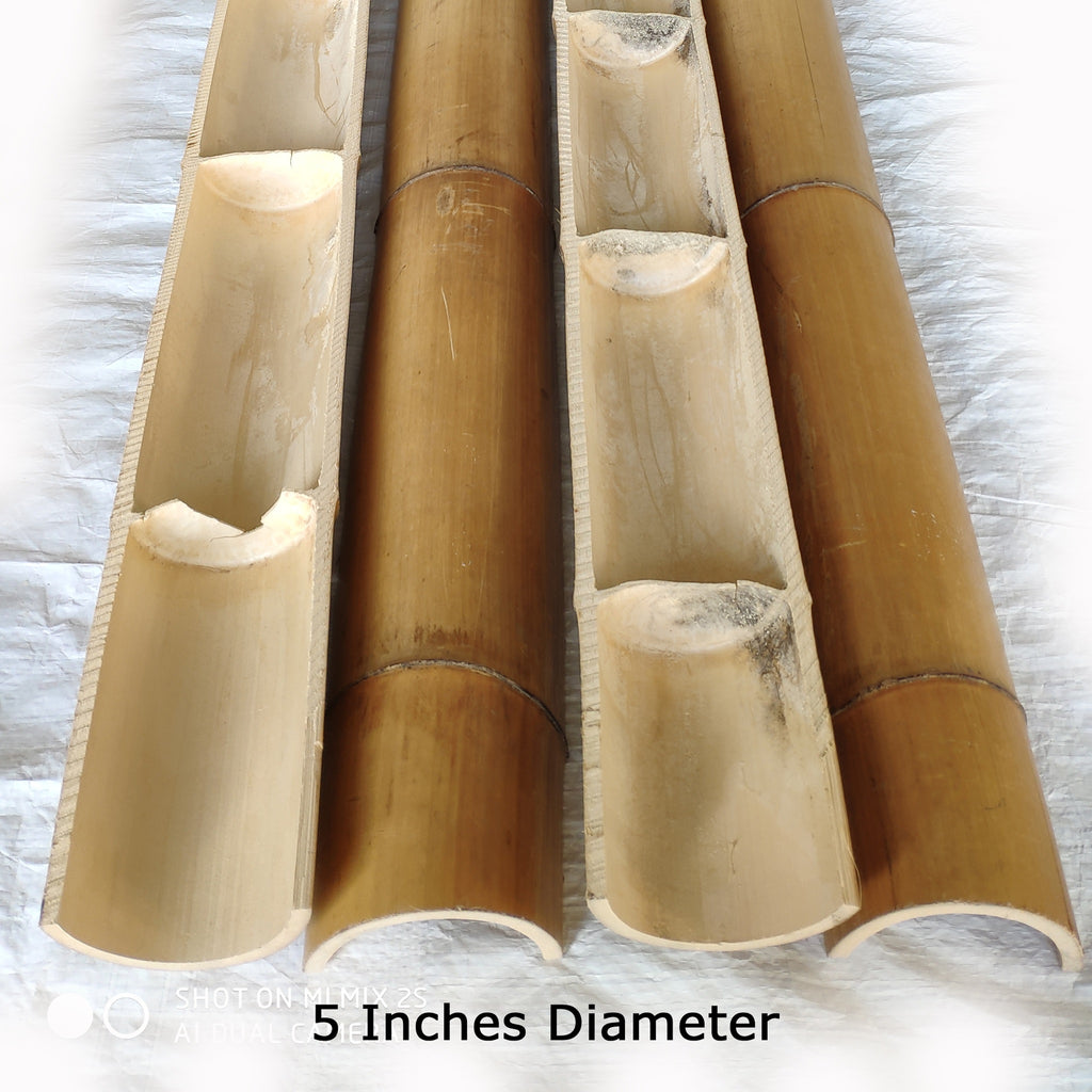 Bamboo Half Round Poles - Bundle - Bamboo Toronto Store