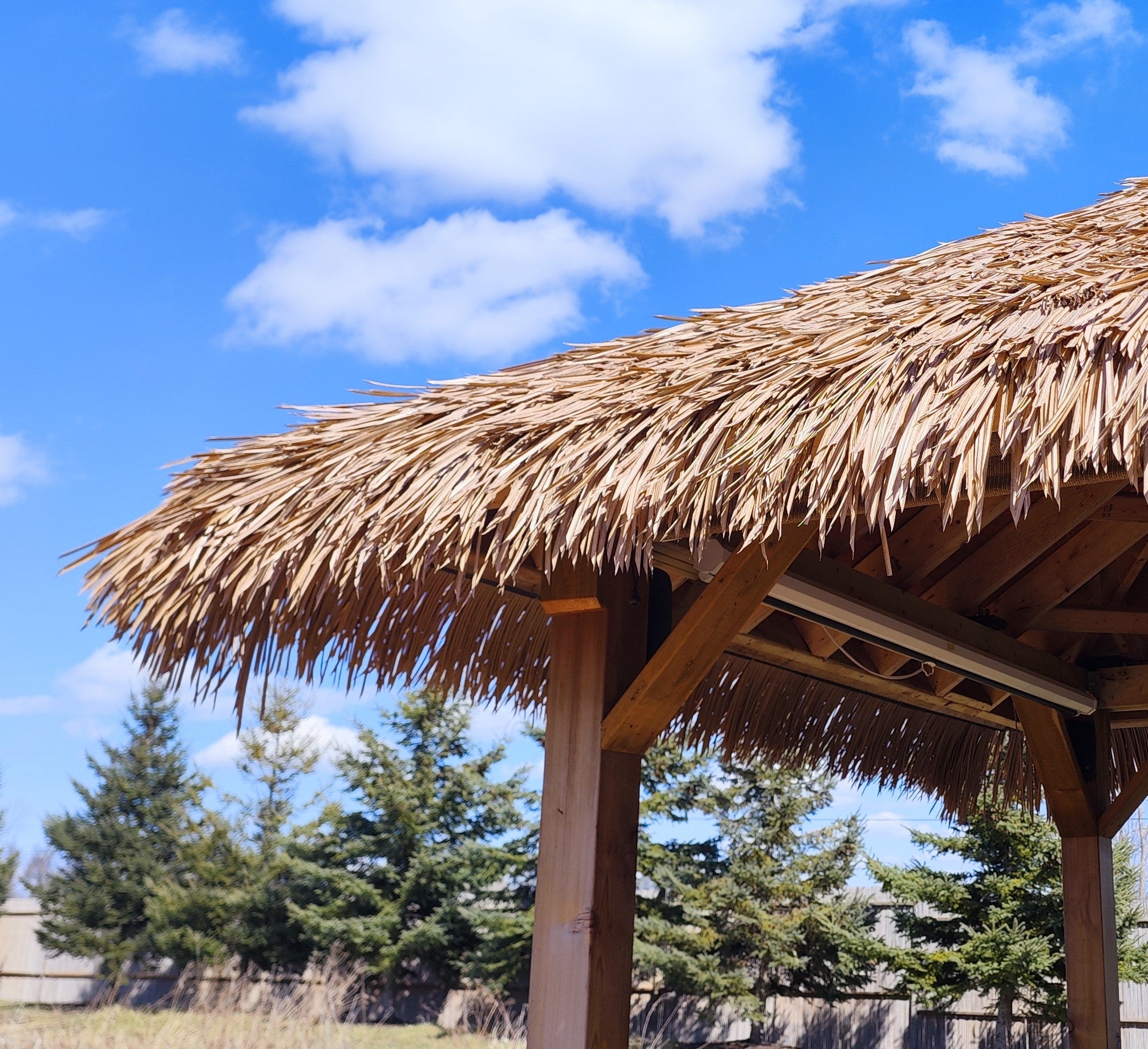 DuraFlex Synthetic Roof Thatch - Fire Retardant - Bamboo Toronto Store