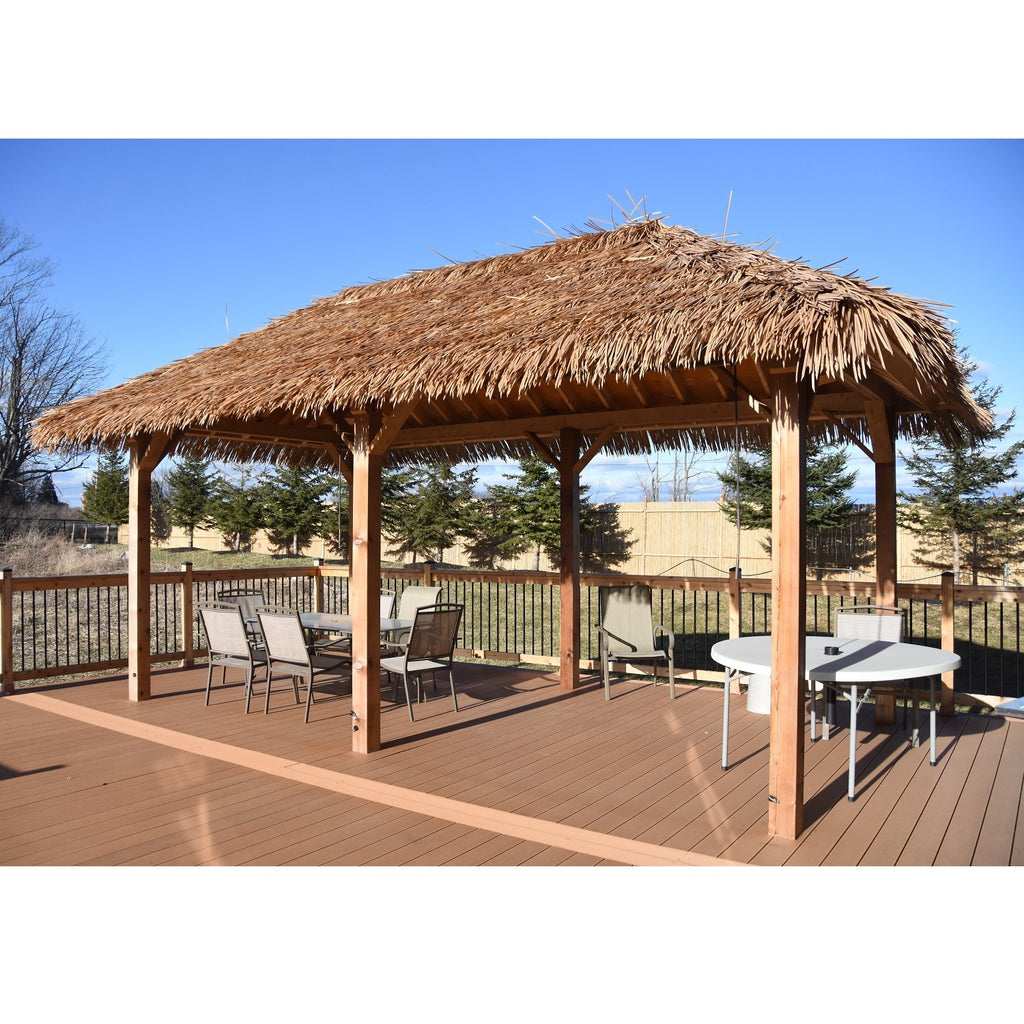 DuraFlex Synthetic Roof Thatch - Fire Retardant - Bamboo Toronto Store