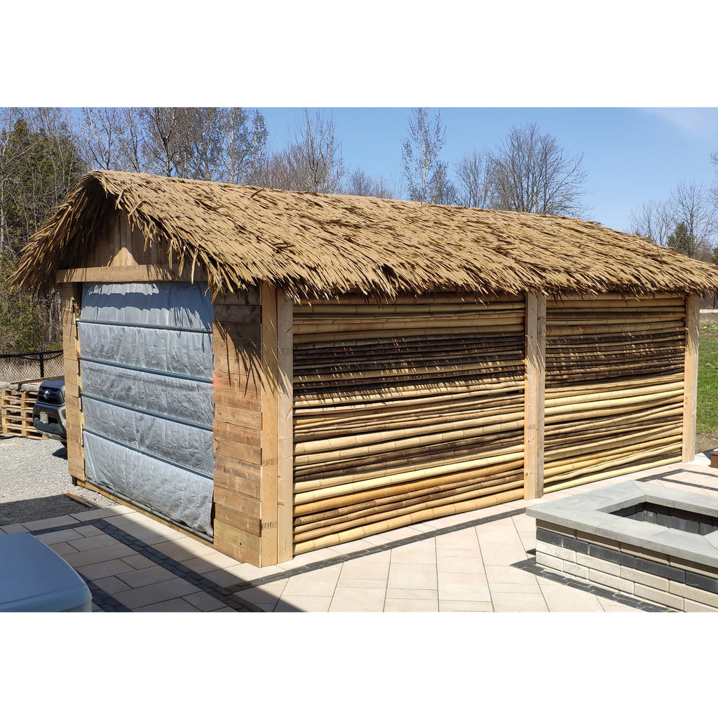 Synthetic Palm Thatch Roof Shingles - Bamboo Toronto Store