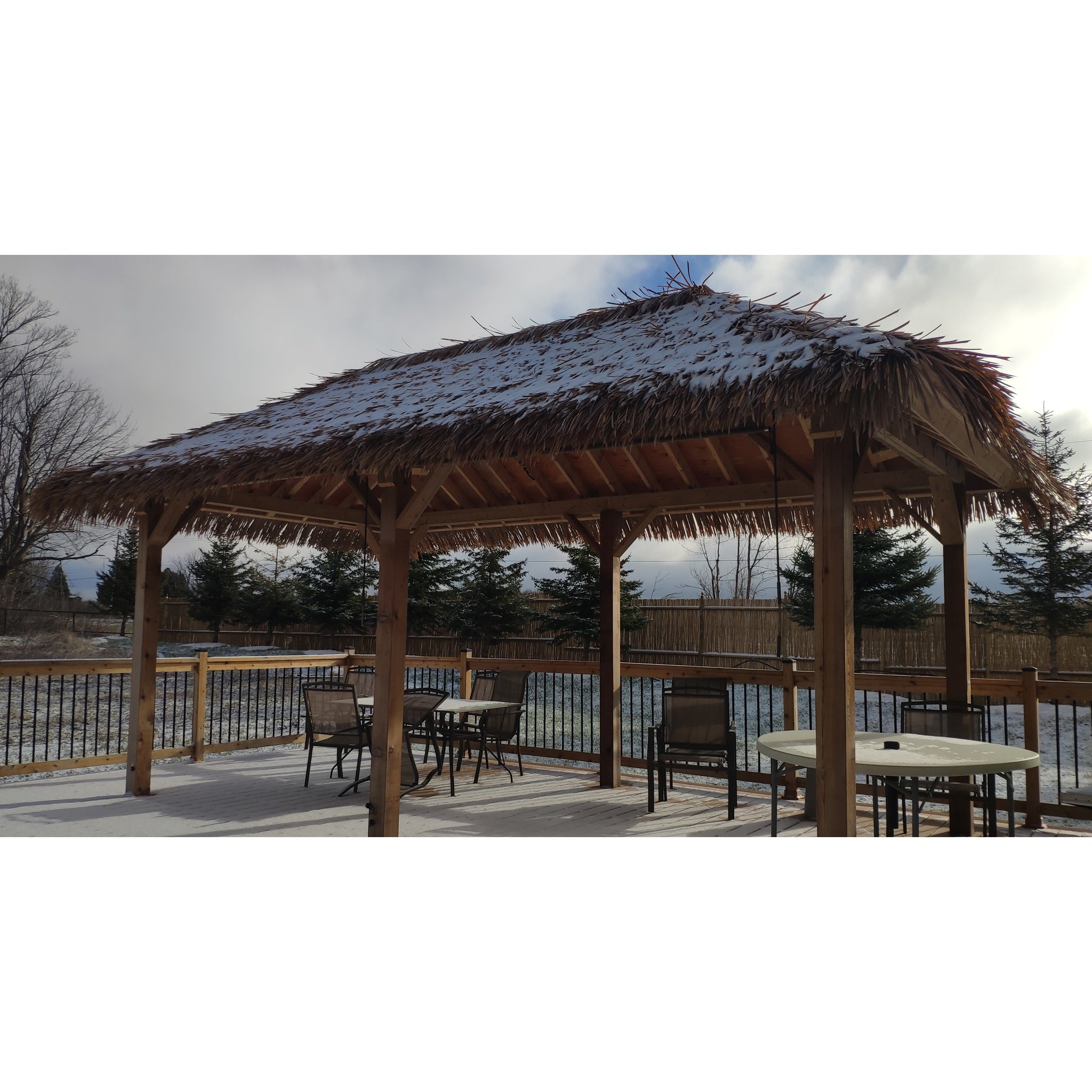 DuraFlex Synthetic Roof Thatch - Fire Retardant - Bamboo Toronto Store