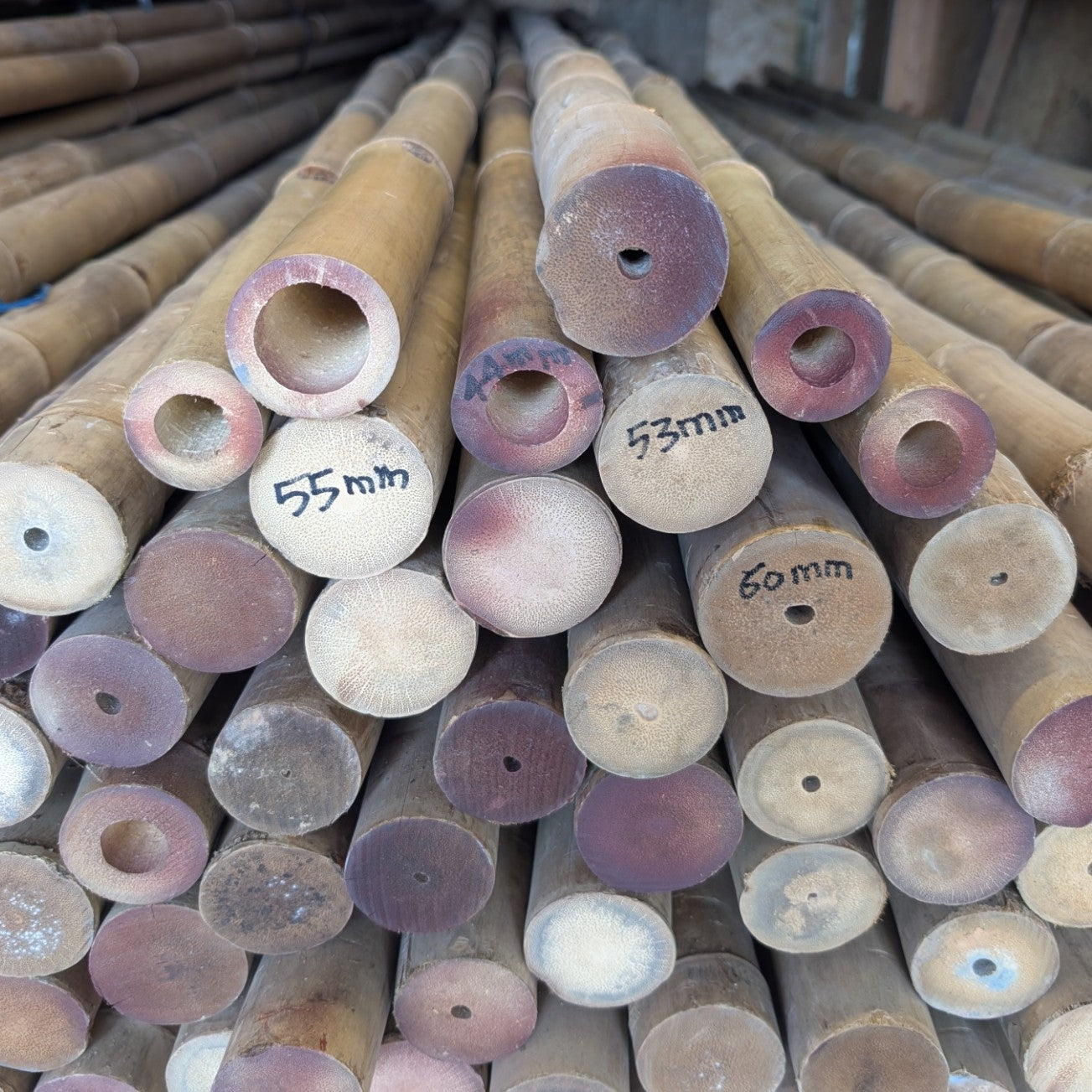 Solid Bamboo Poles
