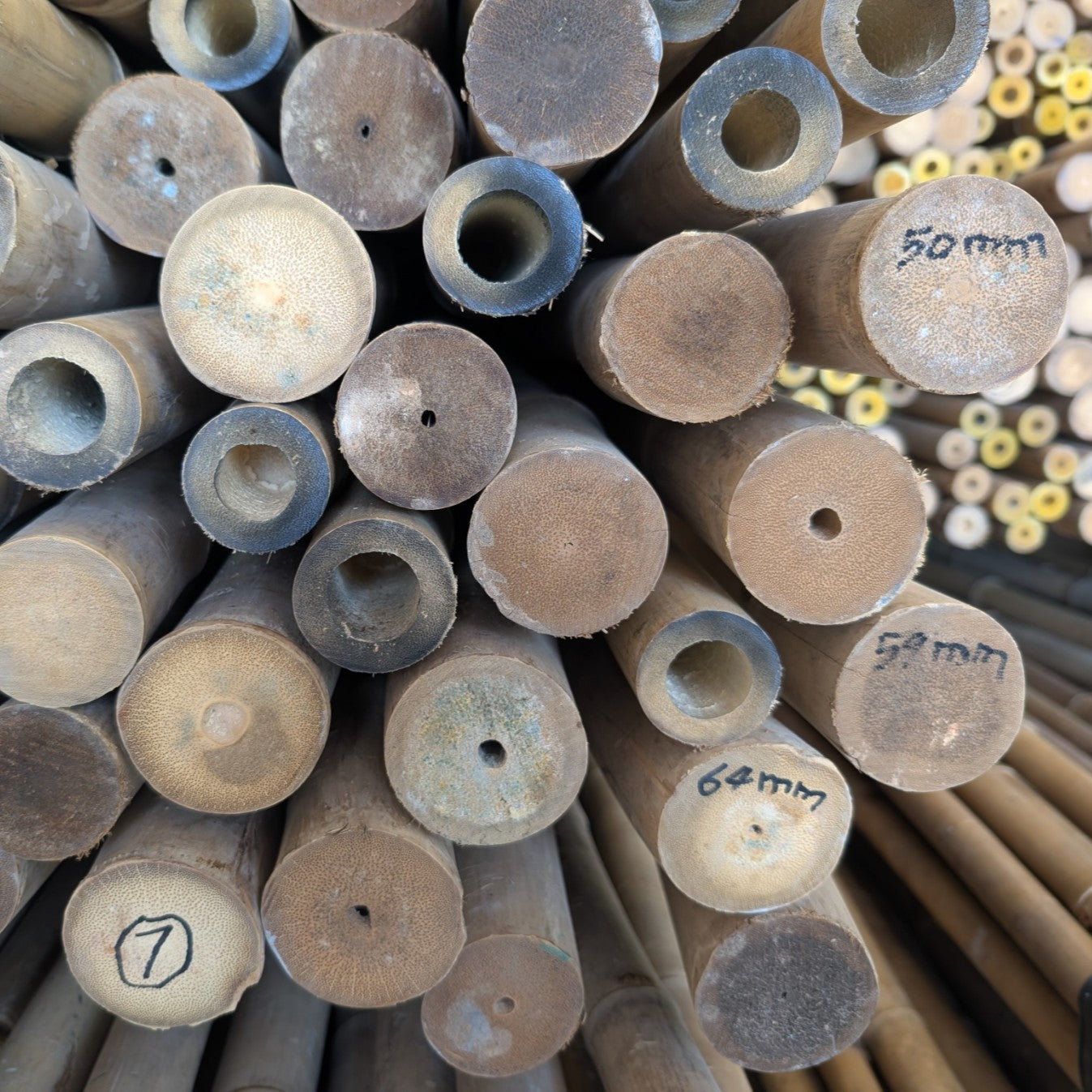 Solid Bamboo Poles