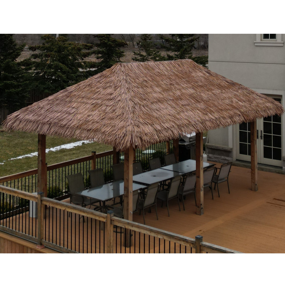 DuraFlex Synthetic Roof Thatch - Fire Retardant – Bamboo Toronto Store