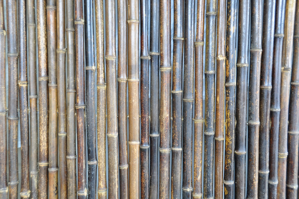 Dark Brown Bamboo Fence - Bamboo Toronto Store