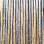 Dark Carbonized Bamboo Fencing - Bamboo Toronto Store
