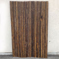 Dark Carbonized Bamboo Fencing - Bamboo Toronto Store