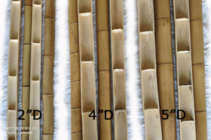 Bamboo Half Round Poles - Bundle - Bamboo Toronto Store